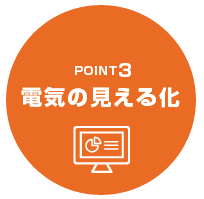 POINT3 電気の見える化